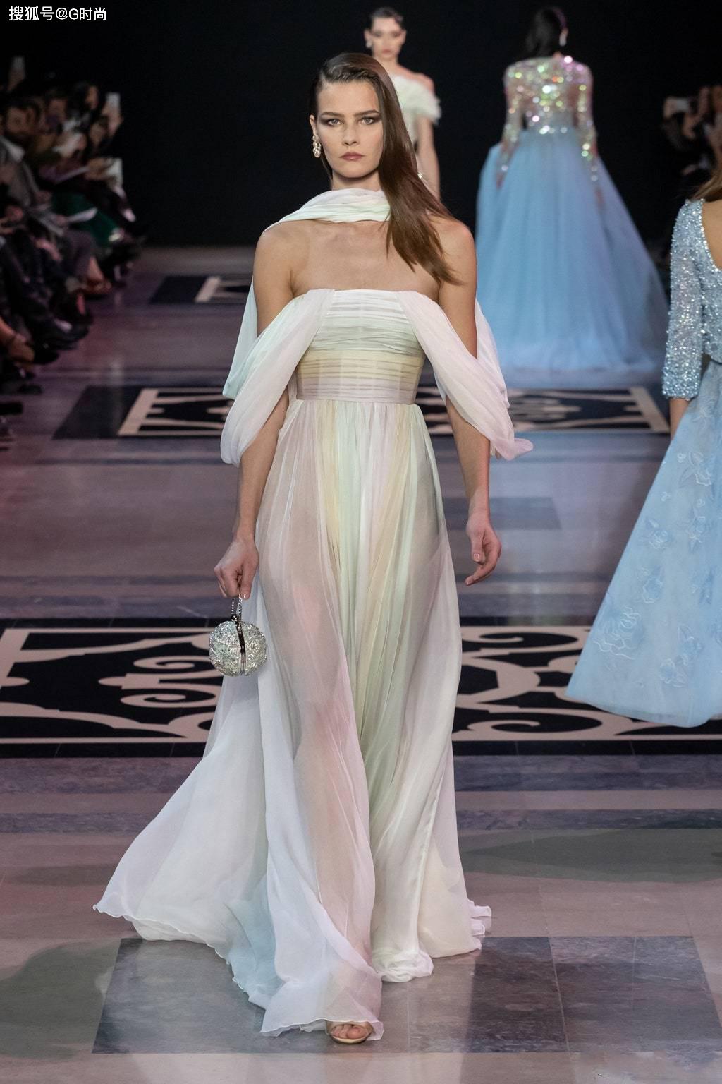 1/ 12 georges hobeika 2019春夏秀场|渐变仙女裙真的超仙美,这些服装
