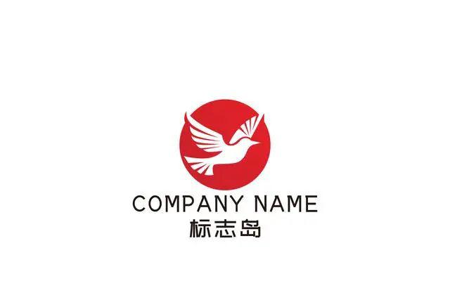 以鸽子元素识别符号的logo设计