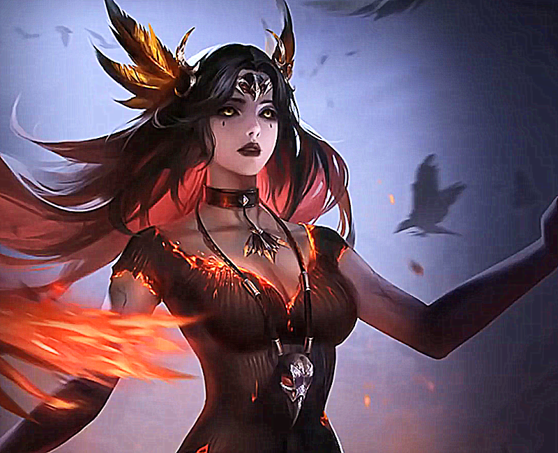 首先是一技能特效,可以看到当安琪拉释放一技能的时候