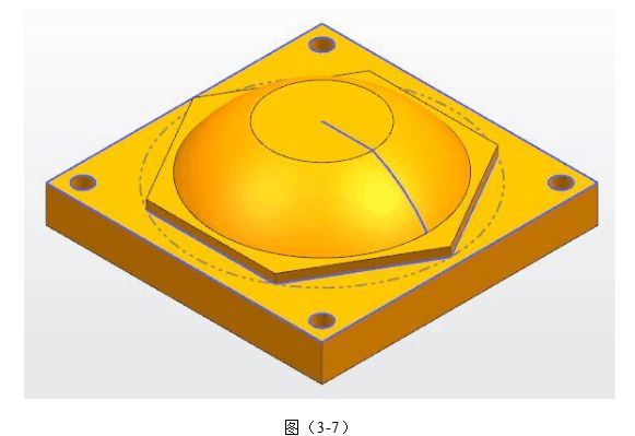ug编程实例之圆弧盘类零件的建模与加工_数控