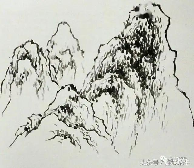 山水画之山脉的画法与布局看完保证你会