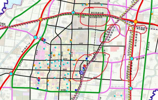 任丘市城区道路地图图片