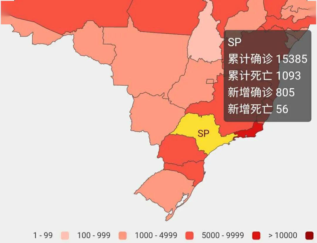 巴西新冠疫情实时汇总平台上线啦!