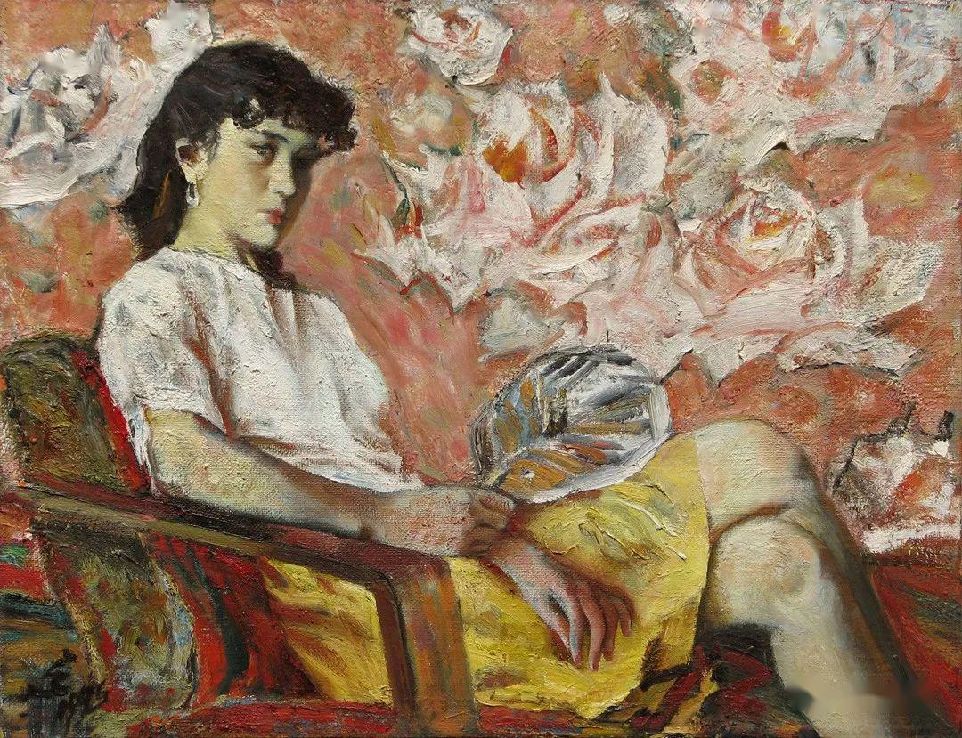 【写生研究】刚柔相济,色彩浓郁:买买提·艾依提_cm