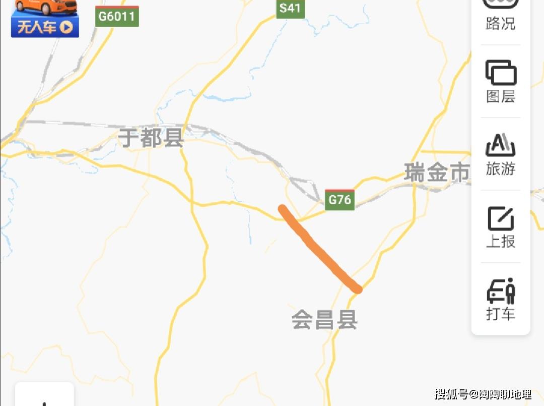 原创江西省赣州市新建高速收费站连接线快速路交通规划设想图