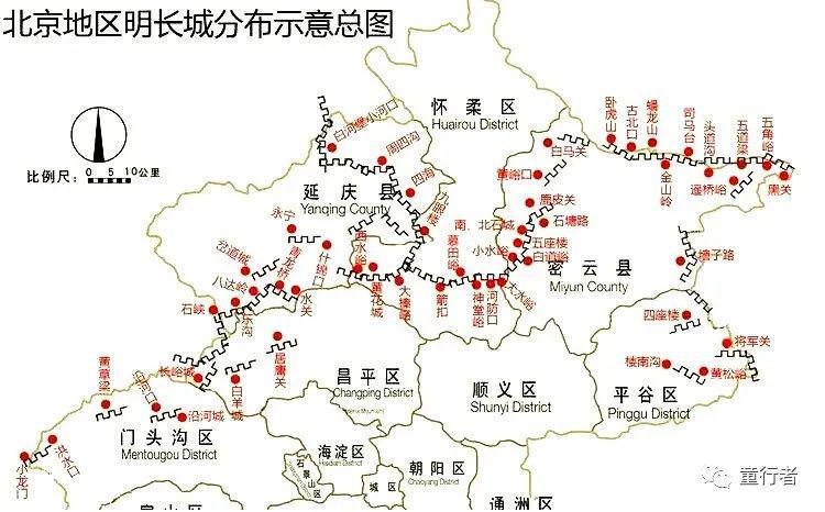 长城全程地图图片