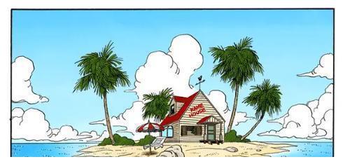 龟仙人的家,是个海中小岛.