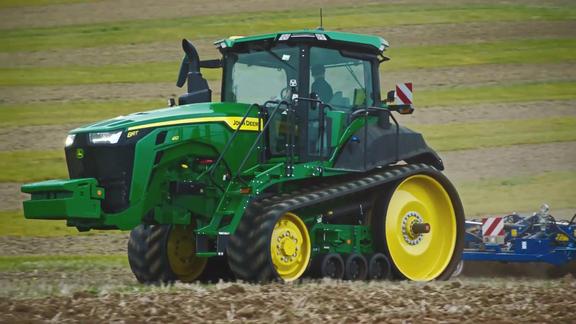 视频丨约翰迪尔8r系列拖拉机,颜值与性能兼备