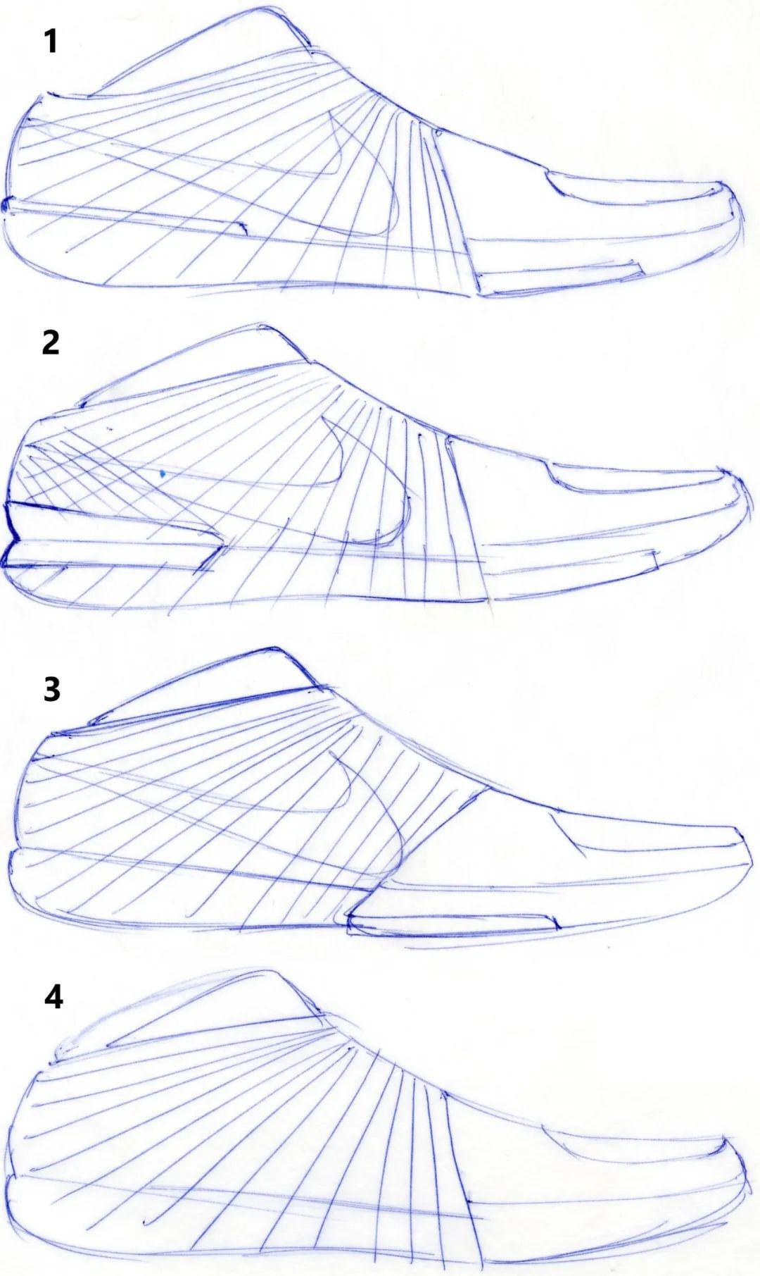 科比球鞋素描图片