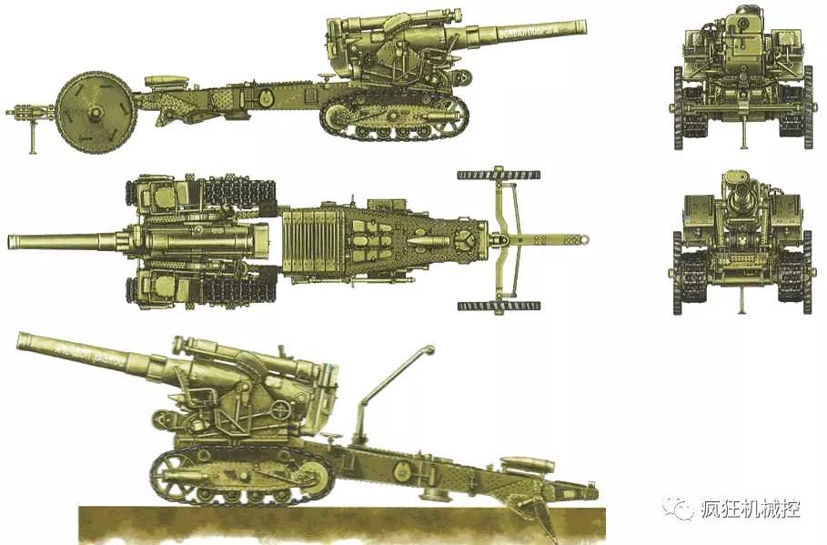 二战期间,外形最怪异的重型火炮,混凝土加固碉堡的克星!