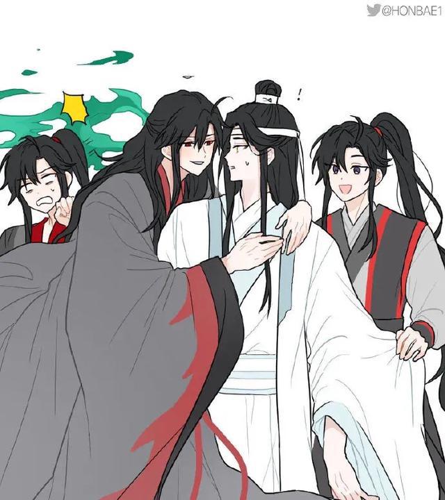 魔道祖师/忘羡:蓝湛,救命啊,三个魏婴啊!