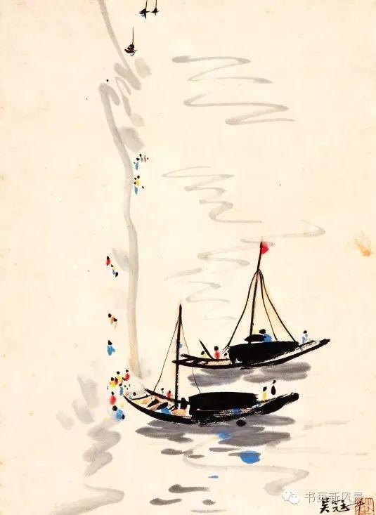 中国美网-吴冠中的船之美,美到心窝窝!