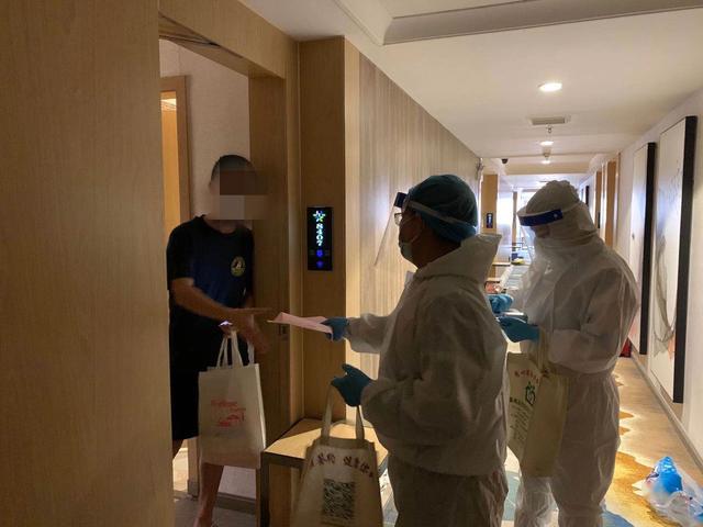 番禺感谢你帮我们克服一个又一个困难桥南街定点隔离酒店一线防疫人员