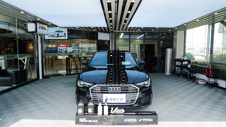 焕新而来 奥迪a6l贴威固隐形车衣