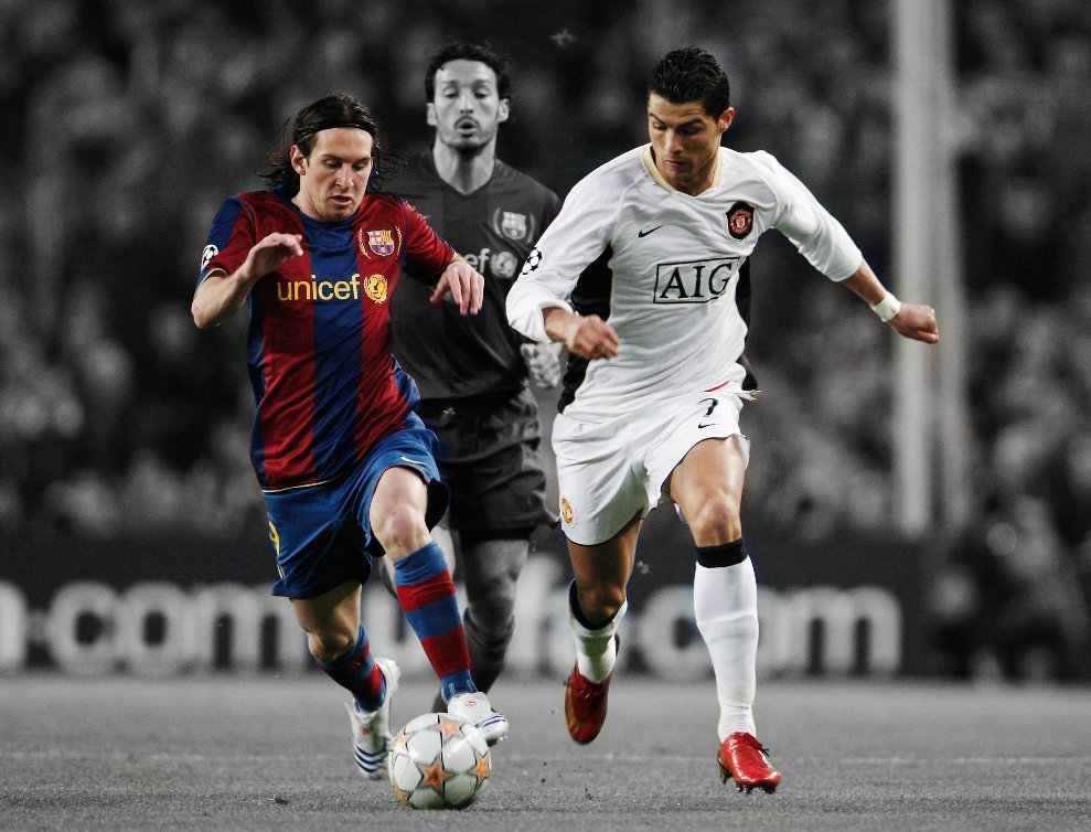 原创双骄争霸的开始12年前的今天梅西和c罗首次正面交锋