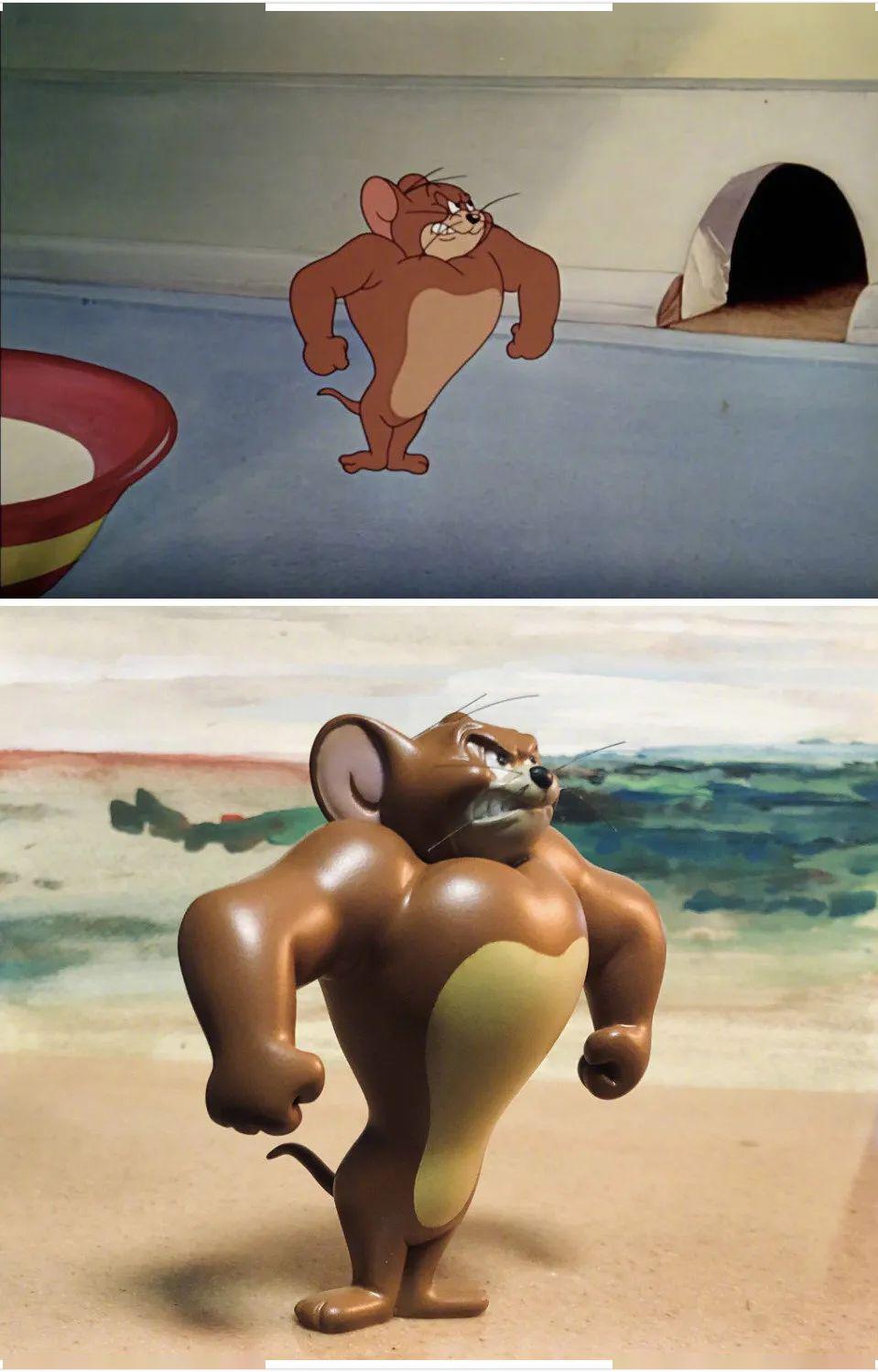 (变得强壮无比的杰瑞)(变成小香肠的杰瑞)(吃下奶酪变成三角形的杰瑞)