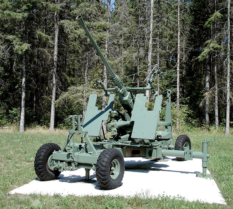 瑞典博福斯40mm高射炮图片