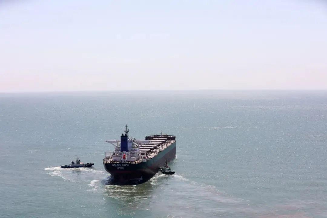 大船集团渤船重工21万吨16号船实现试航节点