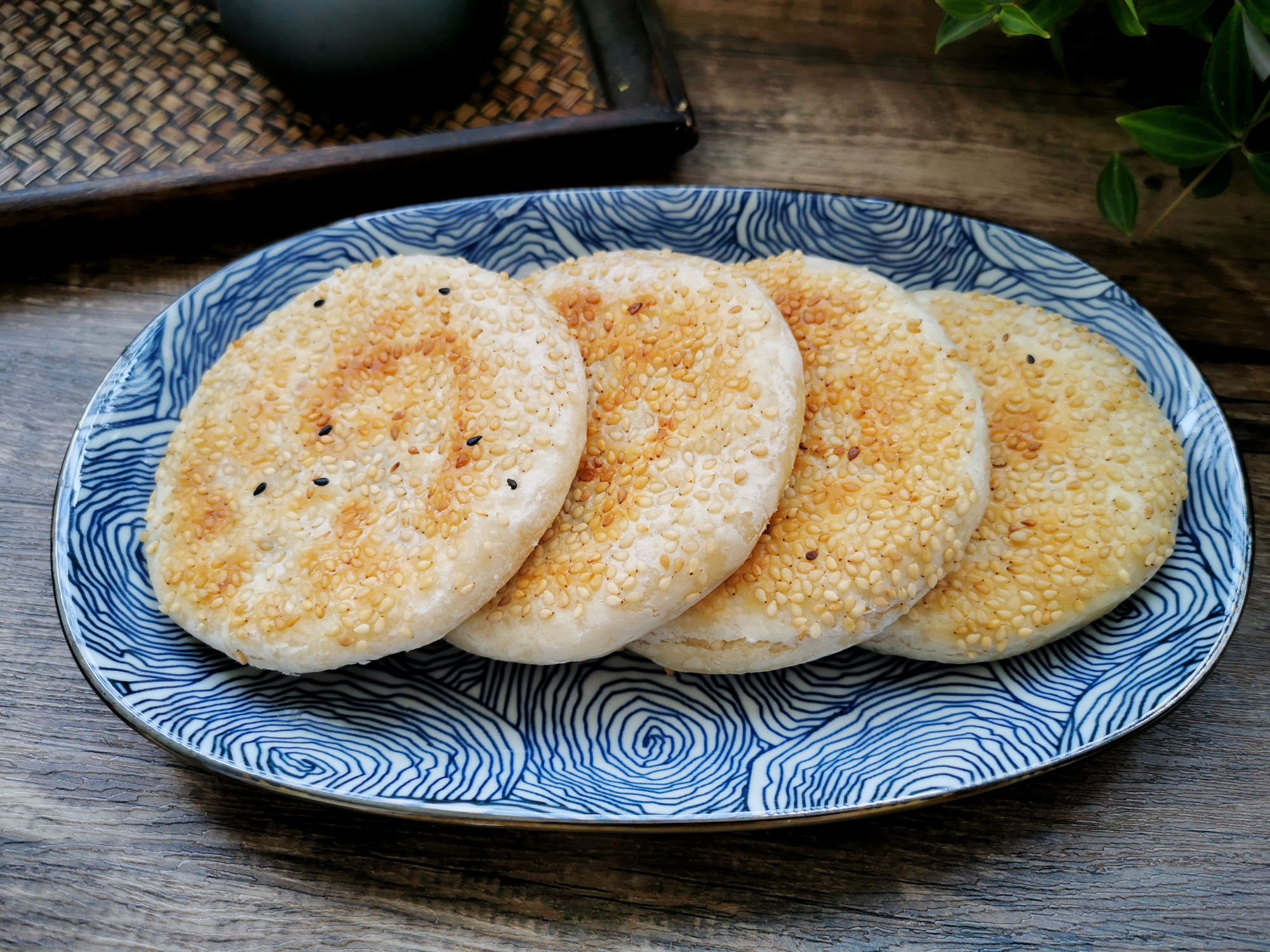 原创家常酥饼的简单做法,不用烤箱,层次分明,个个酥得掉渣