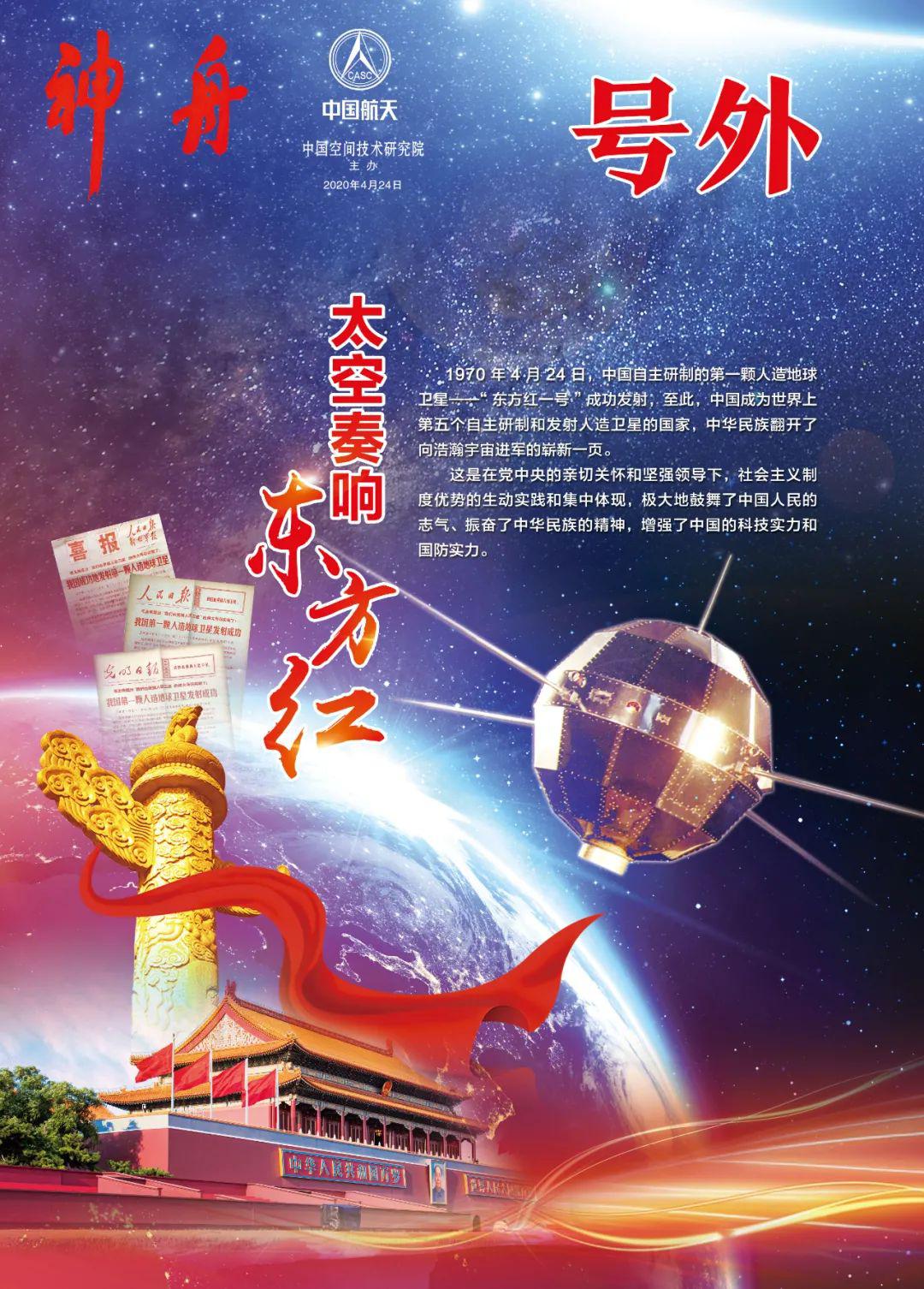 热烈庆祝 "东方红一号"卫星成功发射50周年!