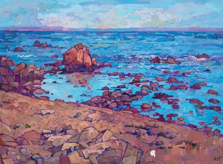 美国"开放印象主义"画家艾琳 · 汉森(erin hanson)风景画作品