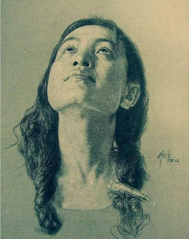 中国写生中央美术学院油画系副教授素描作品年轻巨匠