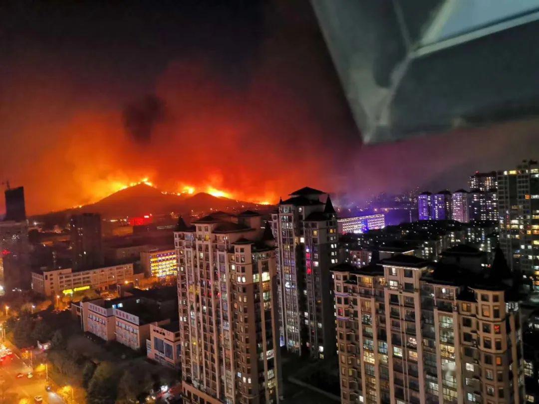 青岛山火多日不灭部分居民撤离目前火情已控制