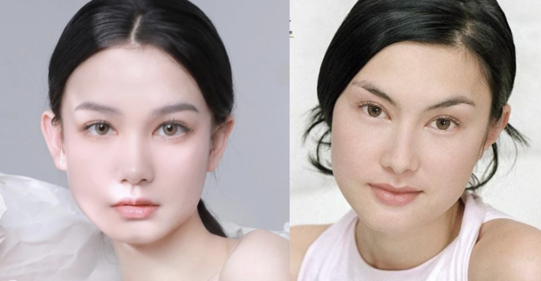 会有几分像古早玉兰油的模特danielle,配合合适的美瞳,很有混血的感觉