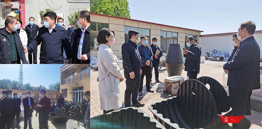 霸州市召开农村厕所改造工作现场观摩会议,在市领导王斌,李向伟,牛