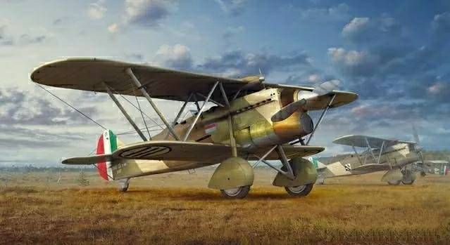 抗战最后的空中法拉利中国上空的意大利cr32战斗机