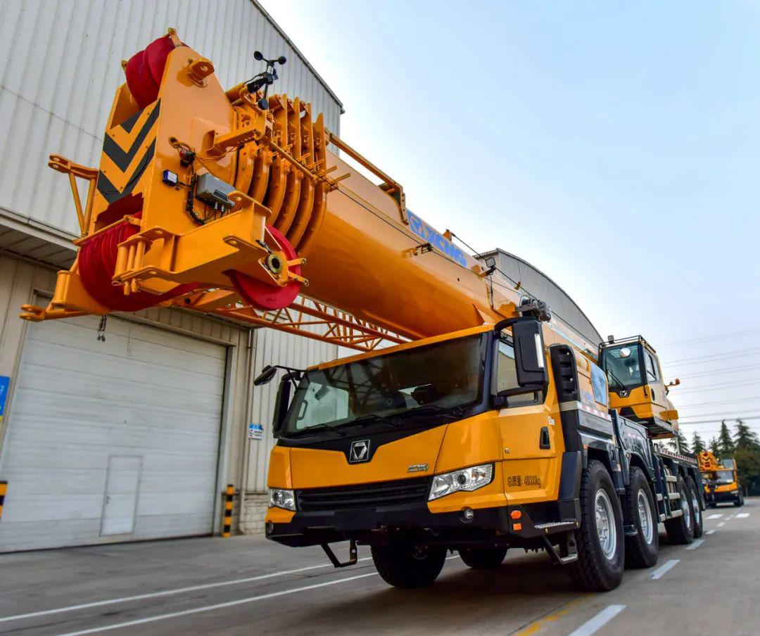 68米u型主臂徐工xct85小试牛刀露锋芒