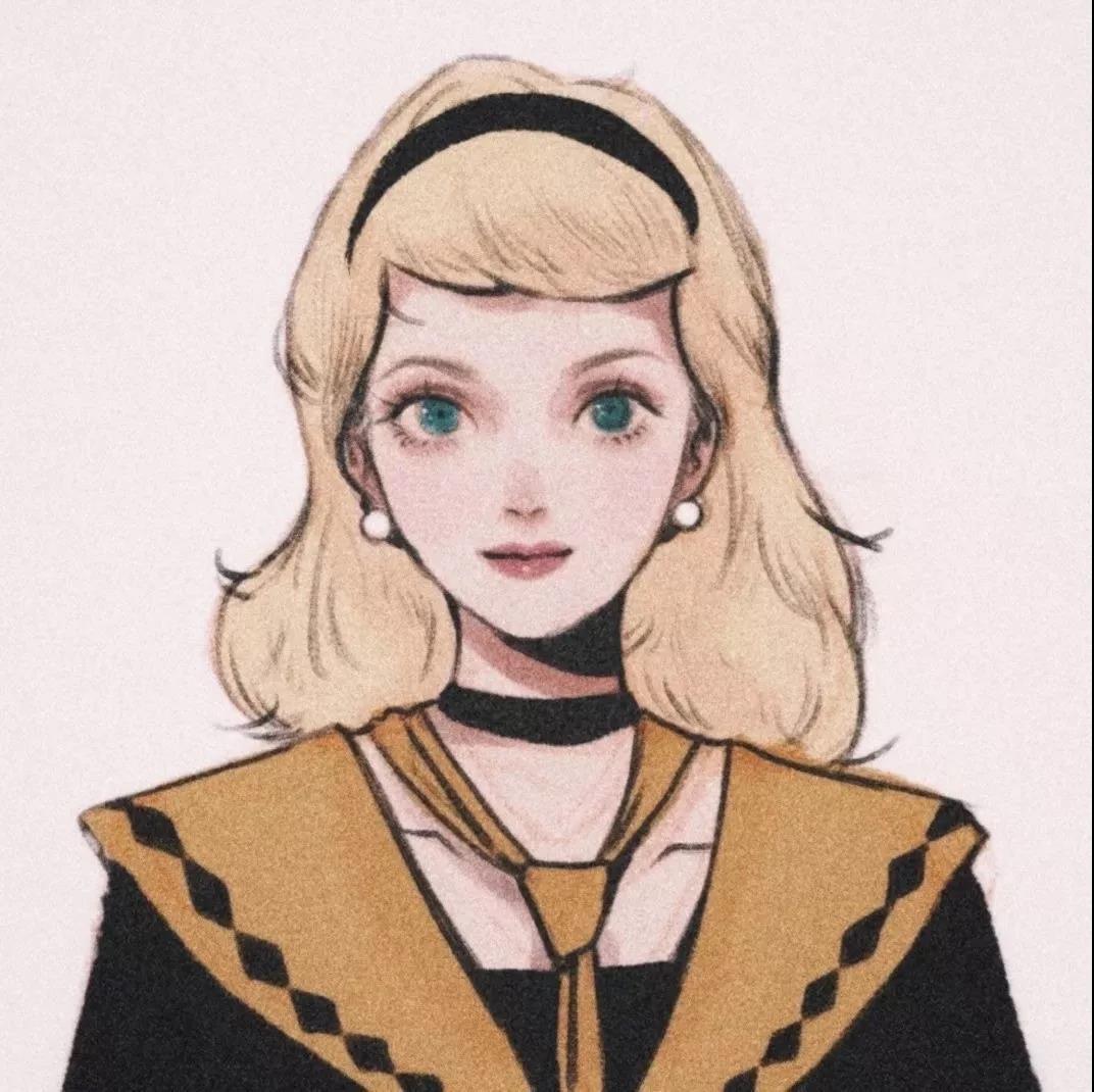 手绘迪士尼公主风头像他们说我长得像迪士尼的公主