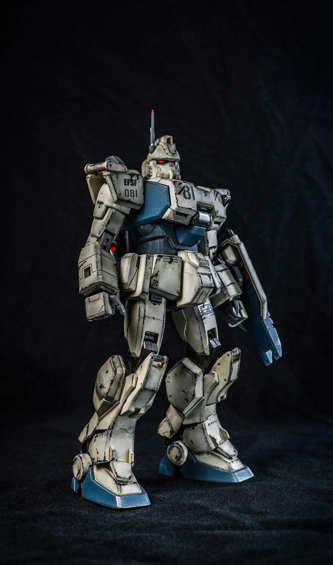 这次尝试了新的做旧方法,有新的效果,ez8陆战高达