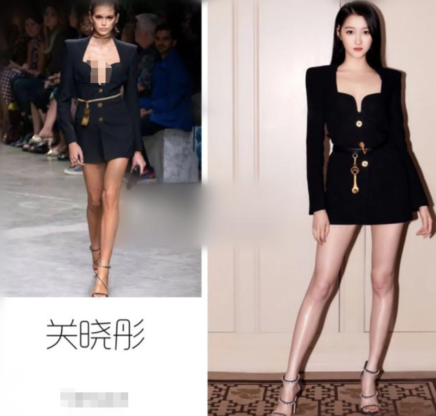 关晓彤成熟了,穿上万连衣裙性感开挂,好身材缝领口也挡不住_黑色
