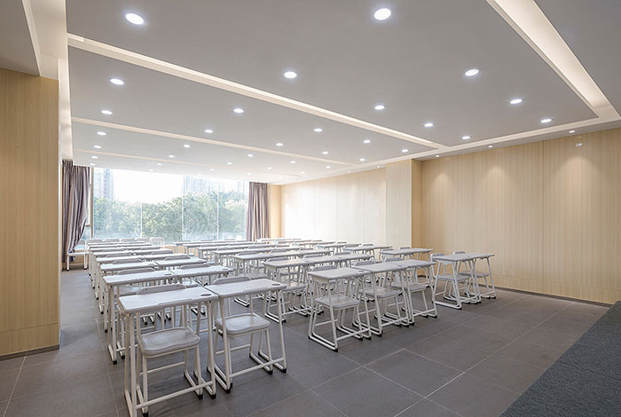 培训学校装修怎么设计有氛围教育空间设计效果图