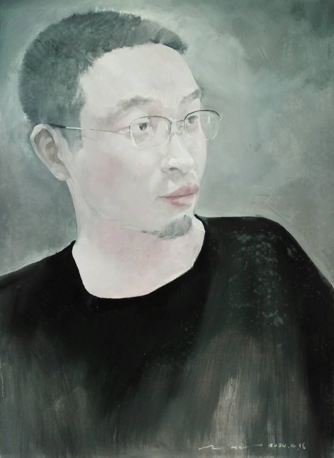 疫态王一帆肖像文字作品展首发