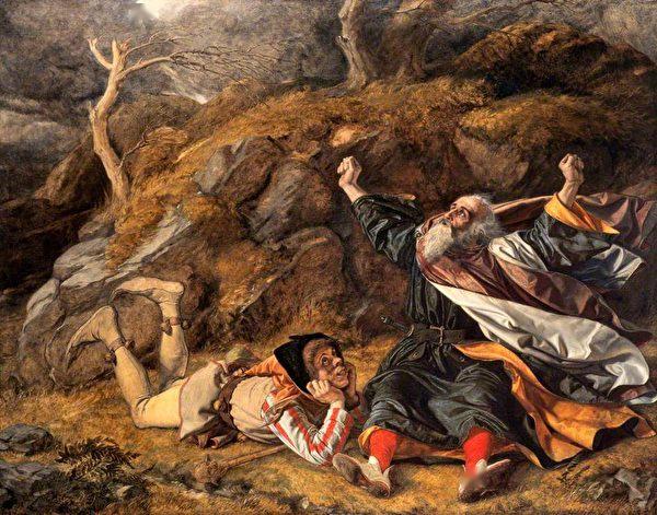 《森林中的李尔王与弄臣》油画(gallery of scotland/wikimedia