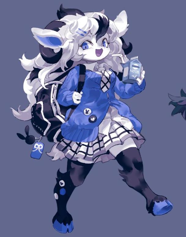 说起来之前也有一些画师大佬绘制拟人化之后的猫咪形象,不过拟人得都