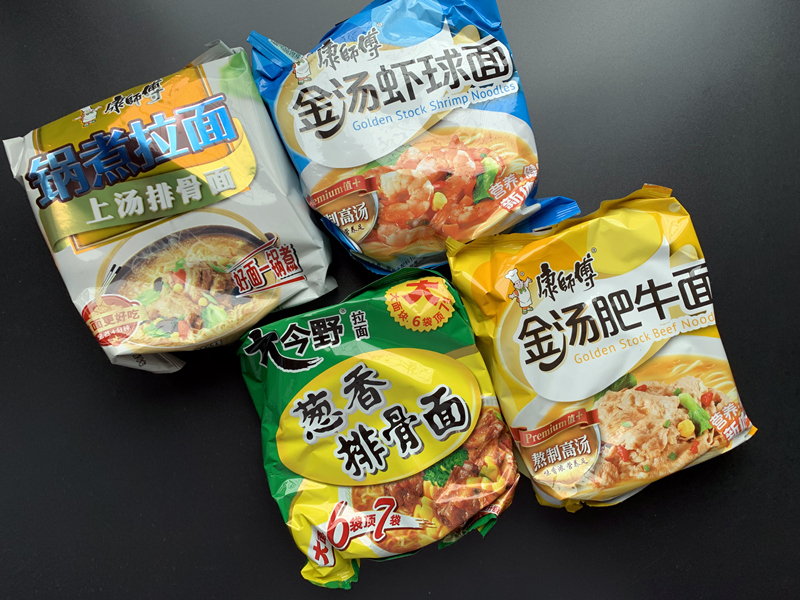 康师傅合味道大今野五款方便面试吃横评