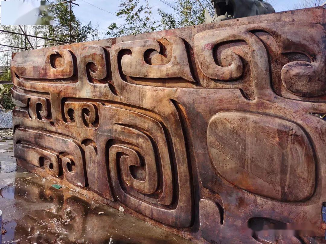 大型青铜锻铜浮雕紫铜浮雕博物馆门厅壁画定制惠风堂