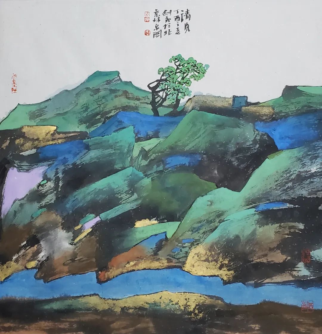 武剑飞写意重彩山水的当代意义