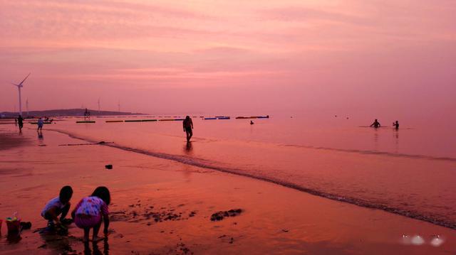 摄影记忆:海天一色披彩霞