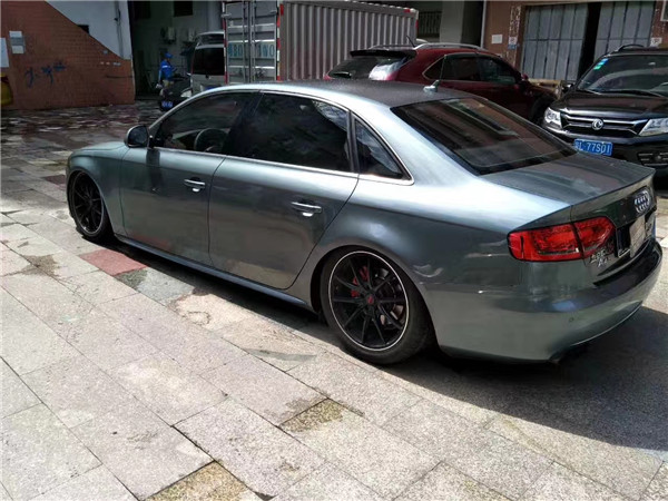 改装案例|奥迪a4气动避震低姿态案例 姿态改装