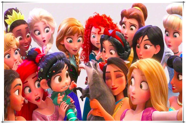 迪士尼公主原来她们这么小就开始谈恋爱了早恋公主实锤