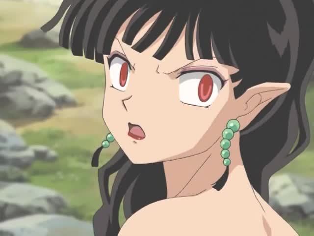 67《犬夜叉》神乐三个造型:第二个疑似失误,被第三个惊艳了!_衣服