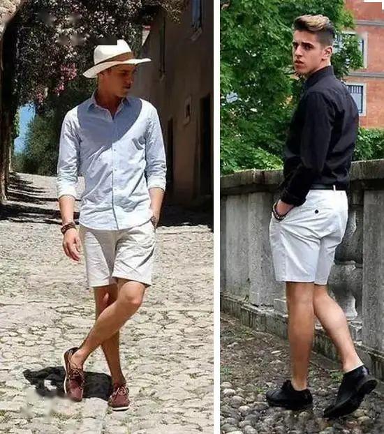 那么对于西装短裤来说,不论是休闲风还是职业风的英伦牛津皮鞋一定会