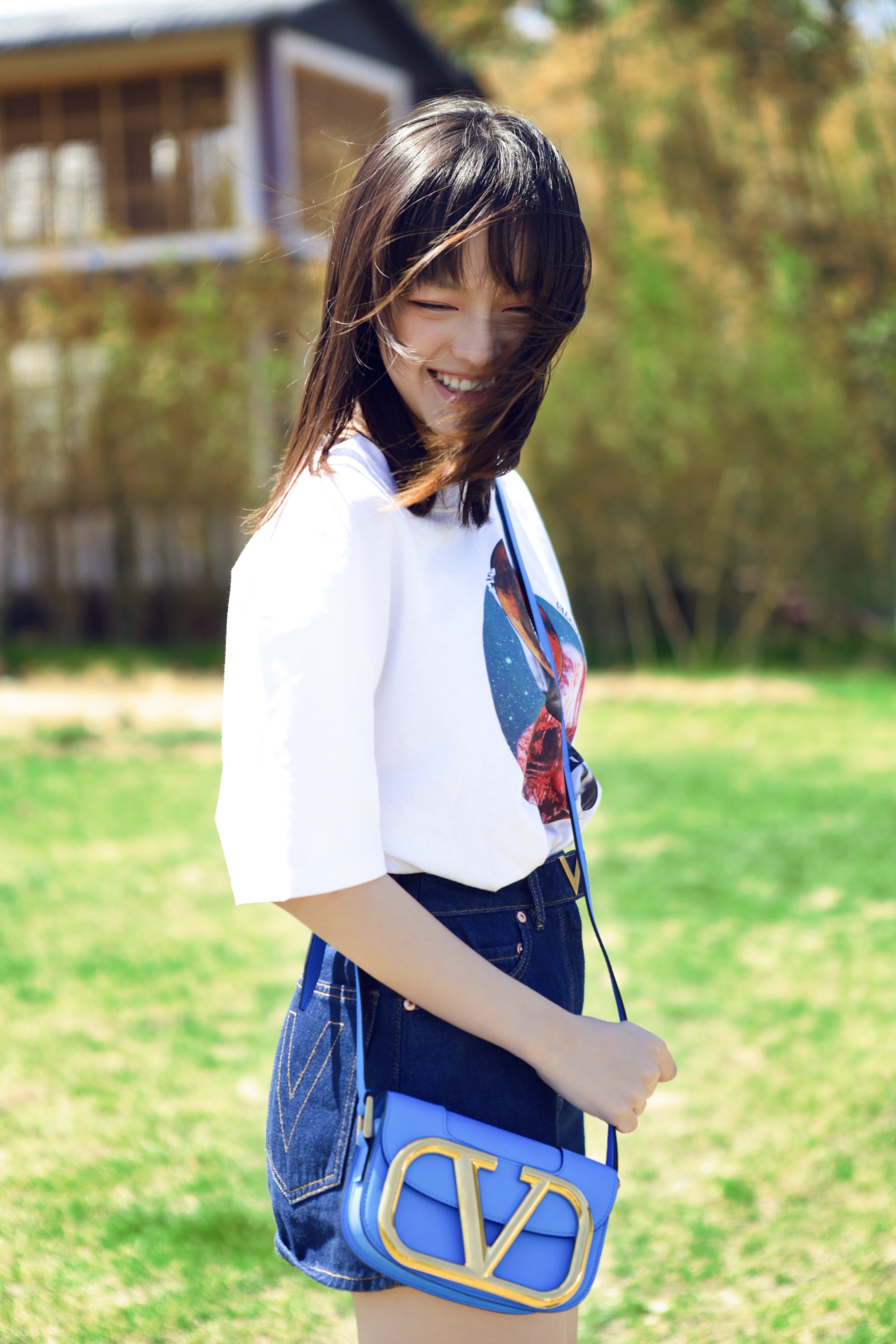 与春风共从容文淇春趣美图出炉笑容超治愈