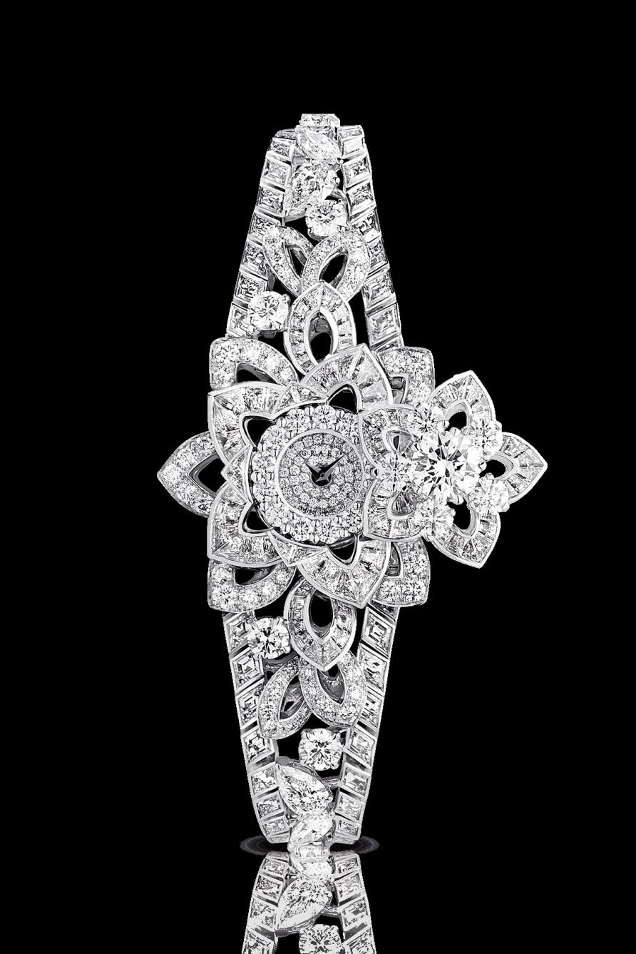 格拉夫 peony 神秘腕表 全钻款式江诗丹顿 heures cr07atives创意