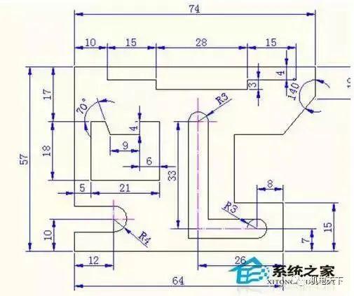 cad入门图纸带图解图片