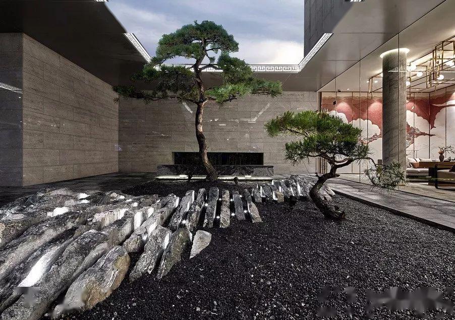 景观中的松石配